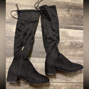 Wild Diva Black thigh high boots